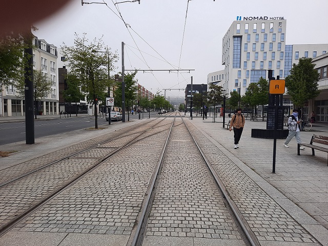 Street scene in Le Havre
